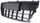 ELANTRA 09-12 FRONT BUMPER GRILLE, Ptd-Black, Touring Model