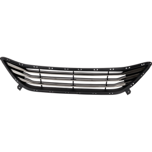 ELANTRA 11-13 FRONT BUMPER GRILLE, Paint to Match, w/ Chrome Insert, Sedan, USA Built Vehicle