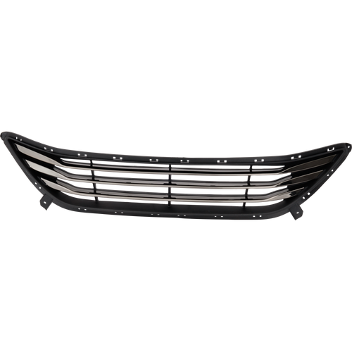 ELANTRA 11-13 FRONT BUMPER GRILLE, Paint to Match, w/ Chrome Insert, Sedan, USA Built Vehicle