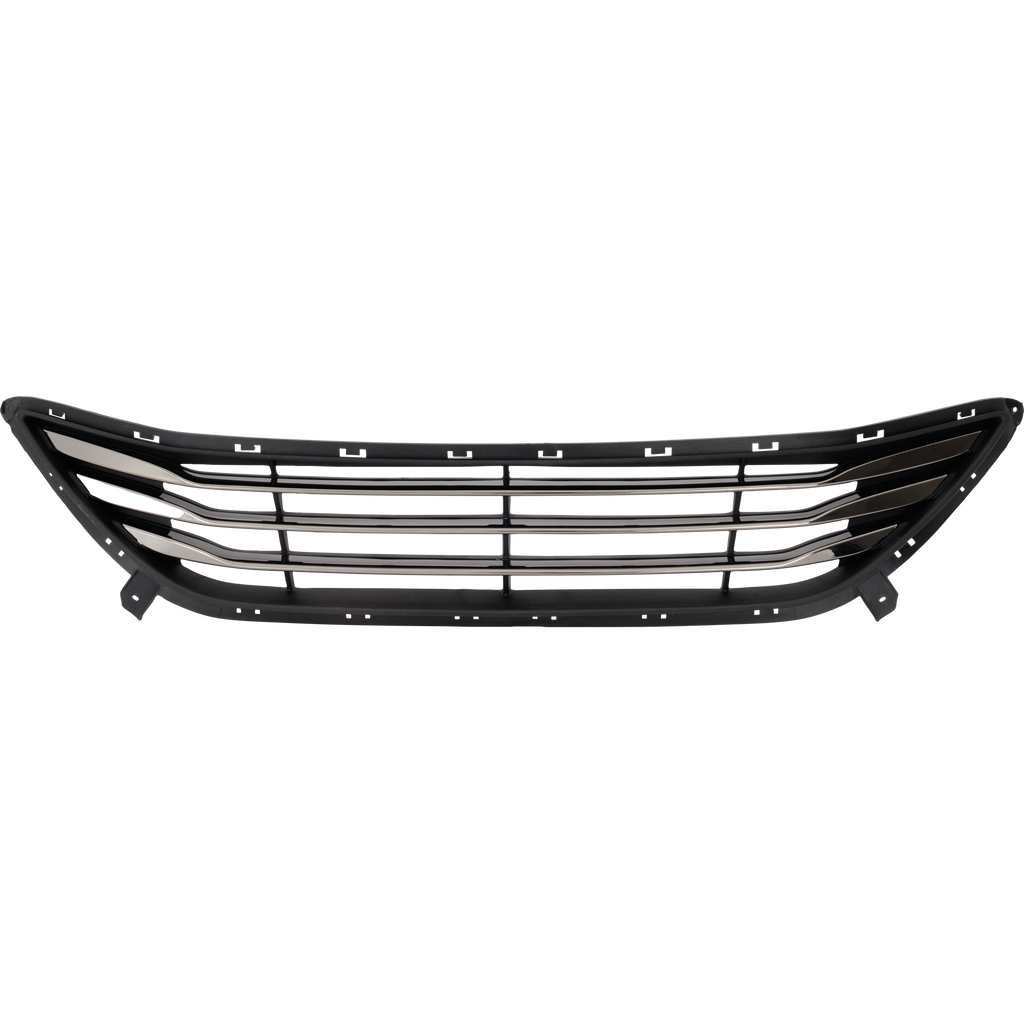 ELANTRA 11-13 FRONT BUMPER GRILLE, Paint to Match, w/ Chrome Insert, Sedan, USA Built Vehicle