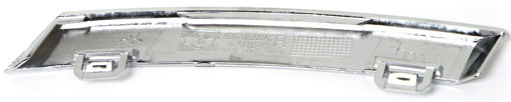 CR-V 07-09 GRILLE MOLDING UPPER, RH, Chrome, EX/EX-L Models, Japan Built