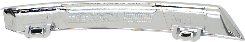 CR-V 07-09 GRILLE MOLDING UPPER, LH, Chrome, EX/EX-L Models, Japan Built