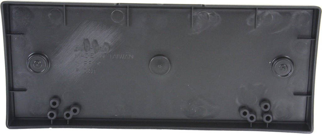 ACCENT 12-16 FRONT LICENSE PLATE BRACKET, Textured, Hatchback/Sedan