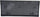 ACCENT 12-16 FRONT LICENSE PLATE BRACKET, Textured, Hatchback/Sedan