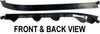 PILOT 03-05 FRONT BUMPER FILLER RH, Black