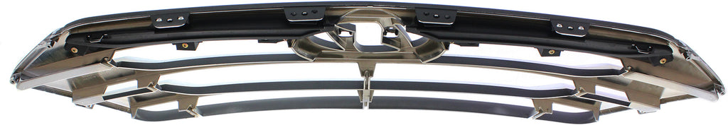 SANTA FE SPORT 13-14 GRILLE, Chrome Shell/Painted Black Insert