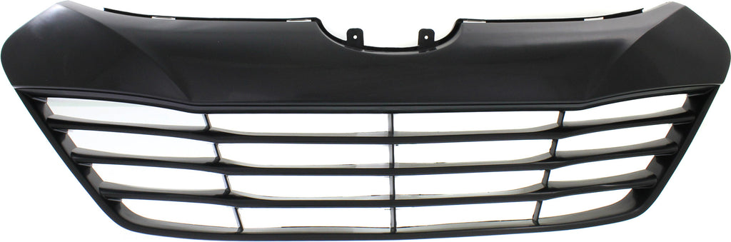 TUCSON 10-15 GRILLE, Paintable Shell and Insert, w/ Upper Molding, (Exc. Fuel Cell Model) - CAPA