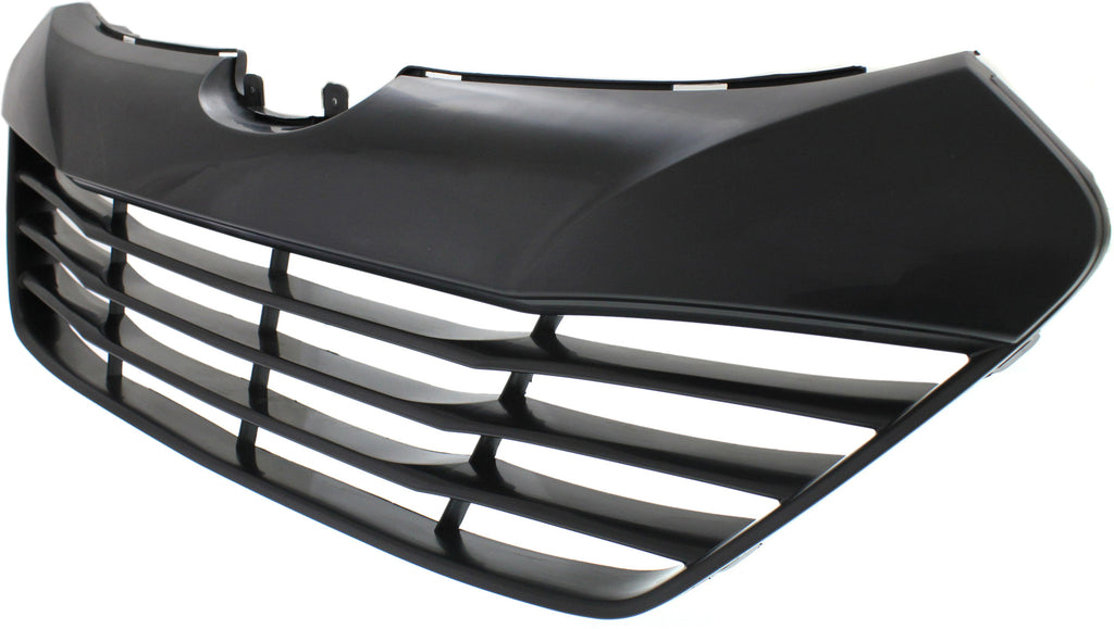 TUCSON 10-15 GRILLE, Paintable Shell and Insert, w/ Upper Molding, (Exc. Fuel Cell Model) - CAPA