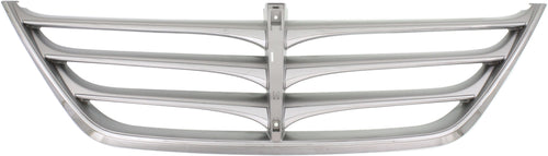 GENESIS 09-10 GRILLE, Chrome Silver Shell and Insert, Sedan, From 6-16-09
