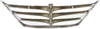 GENESIS 09-10 GRILLE, Chrome Silver Shell and Insert, Sedan, From 6-16-09