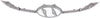ELANTRA GT 13-15 GRILLE MOLDING, Upper, Chrome, w/ Chrome Trim