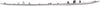CR-V 12-14 GRILLE MOLDING LOWER, Chrome, Canada/Mexico/USA Built Vehicle - CAPA