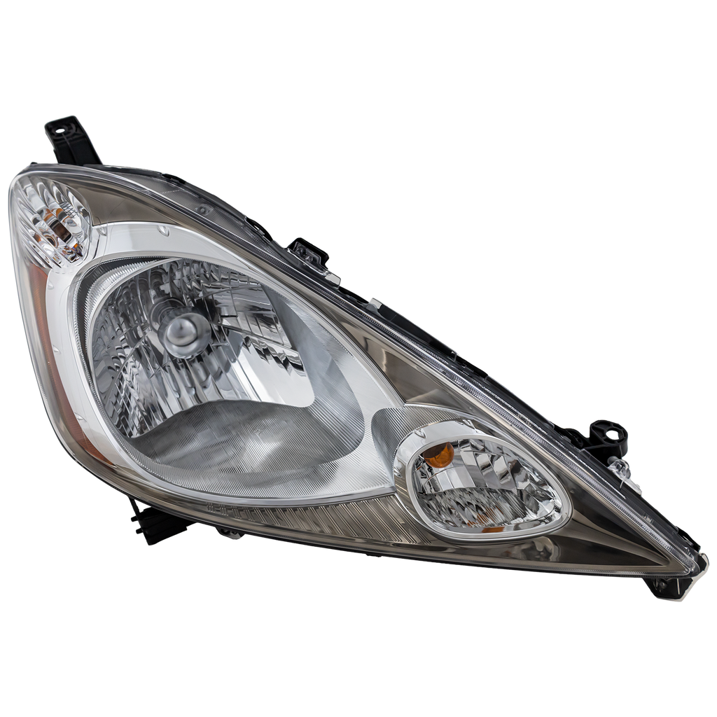 FIT 09-11 HEAD LAMP RH, Assembly, Halogen, Tinted Chrome Bezel, Sport Model - CAPA