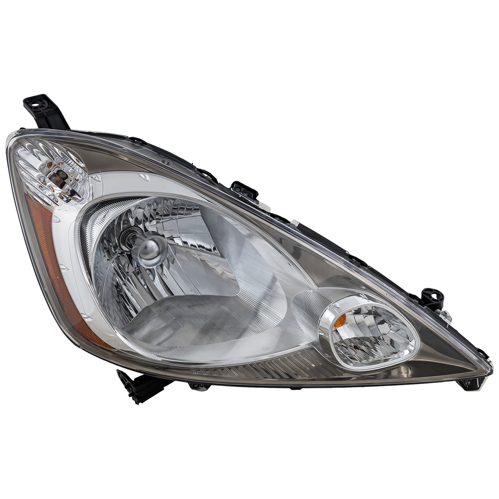FIT 09-11 HEAD LAMP RH, Assembly, Halogen, Tinted Chrome Bezel, Sport Model - CAPA