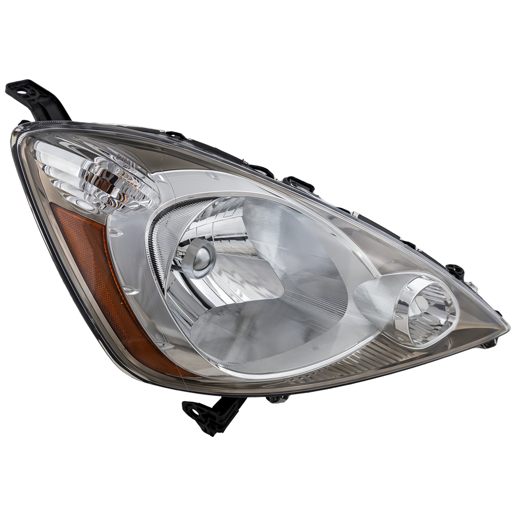 FIT 09-11 HEAD LAMP RH, Assembly, Halogen, Tinted Chrome Bezel, Sport Model - CAPA