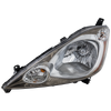 FIT 09-11 HEAD LAMP LH, Assembly, Halogen, Tinted Chrome Bezel, Sport Model - CAPA