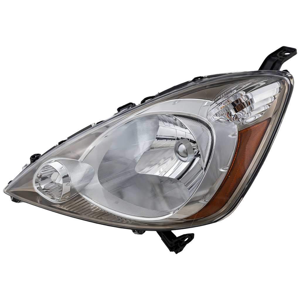 FIT 09-11 HEAD LAMP LH, Assembly, Halogen, Tinted Chrome Bezel, Sport Model - CAPA
