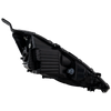FIT 09-11 HEAD LAMP LH, Assembly, Halogen, Tinted Chrome Bezel, Sport Model - CAPA