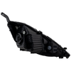 FIT 09-11 HEAD LAMP LH, Assembly, Halogen, Tinted Chrome Bezel, Sport Model - CAPA