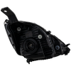 FIT 09-11 HEAD LAMP LH, Assembly, Halogen, Tinted Chrome Bezel, Sport Model - CAPA