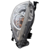 FIT 09-11 HEAD LAMP LH, Assembly, Halogen, Tinted Chrome Bezel, Sport Model - CAPA