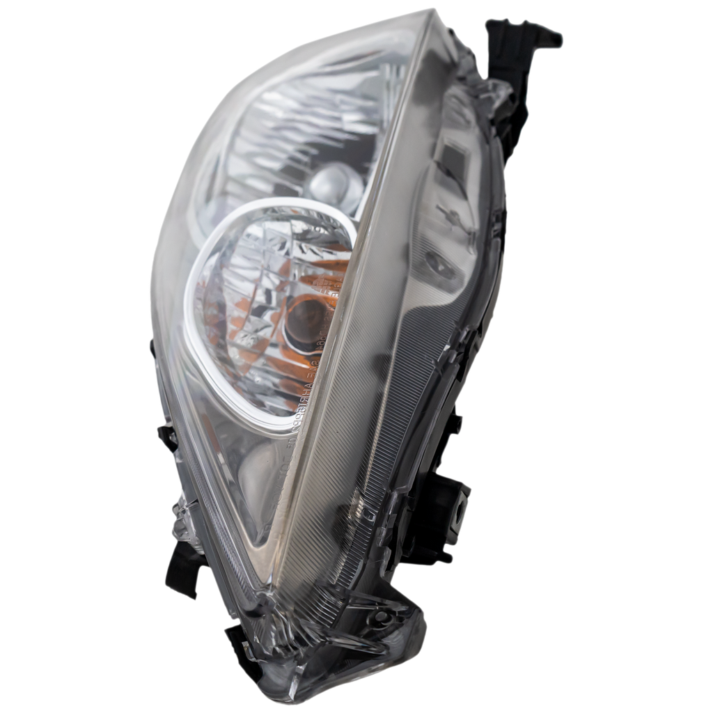 FIT 09-11 HEAD LAMP LH, Assembly, Halogen, Tinted Chrome Bezel, Sport Model - CAPA
