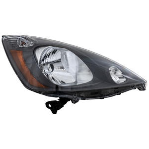 FIT 09-14 HEAD LAMP RH, Assembly, Halogen, Dark Gray Interior, Base/DX/LX Models - CAPA