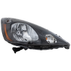 FIT 09-14 HEAD LAMP RH, Assembly, Halogen, Dark Gray Interior, Base/DX/LX Models - CAPA