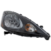 FIT 09-14 HEAD LAMP RH, Assembly, Halogen, Dark Gray Interior, Base/DX/LX Models - CAPA