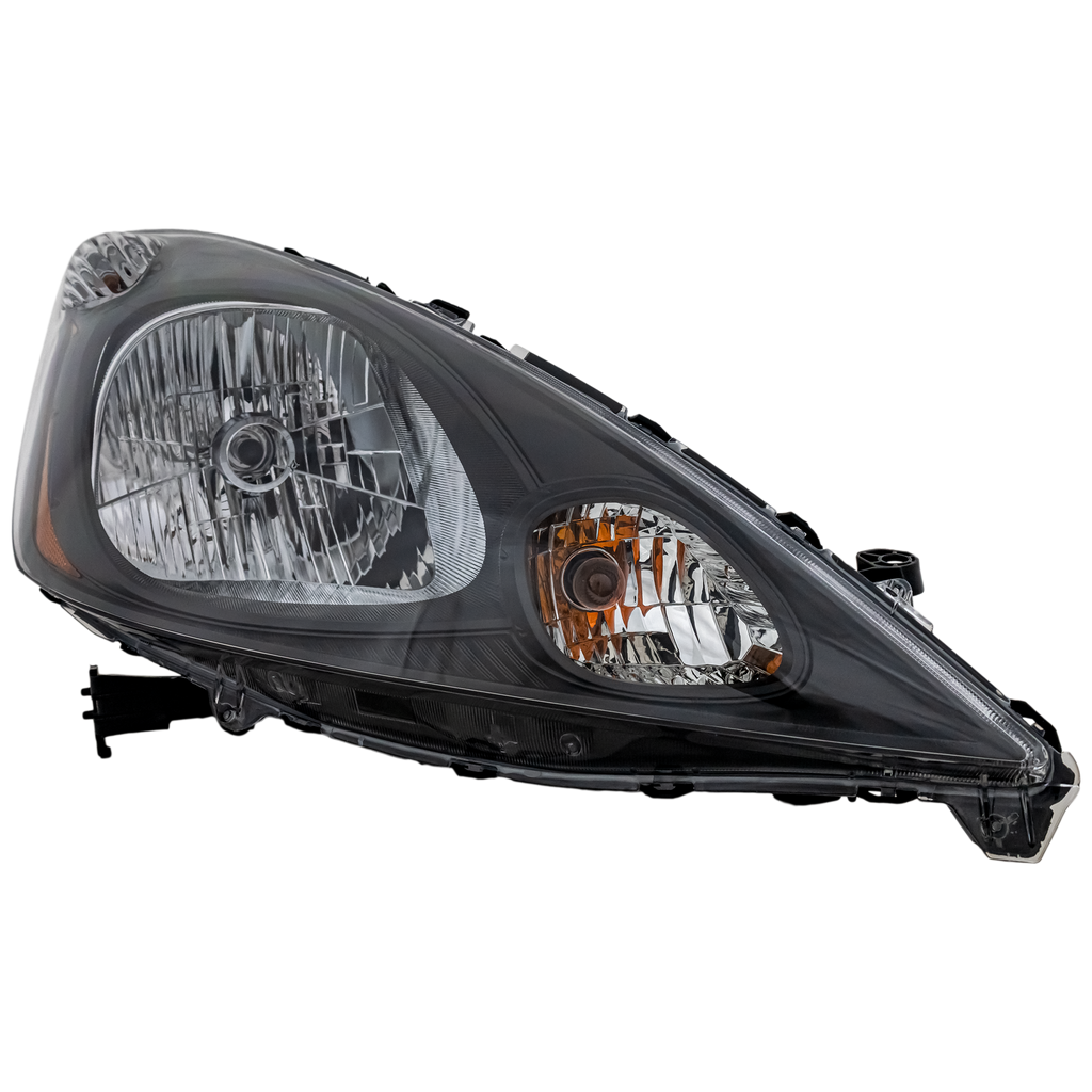 FIT 09-14 HEAD LAMP RH, Assembly, Halogen, Dark Gray Interior, Base/DX/LX Models - CAPA