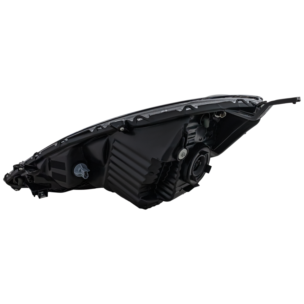 FIT 09-14 HEAD LAMP RH, Assembly, Halogen, Dark Gray Interior, Base/DX/LX Models - CAPA