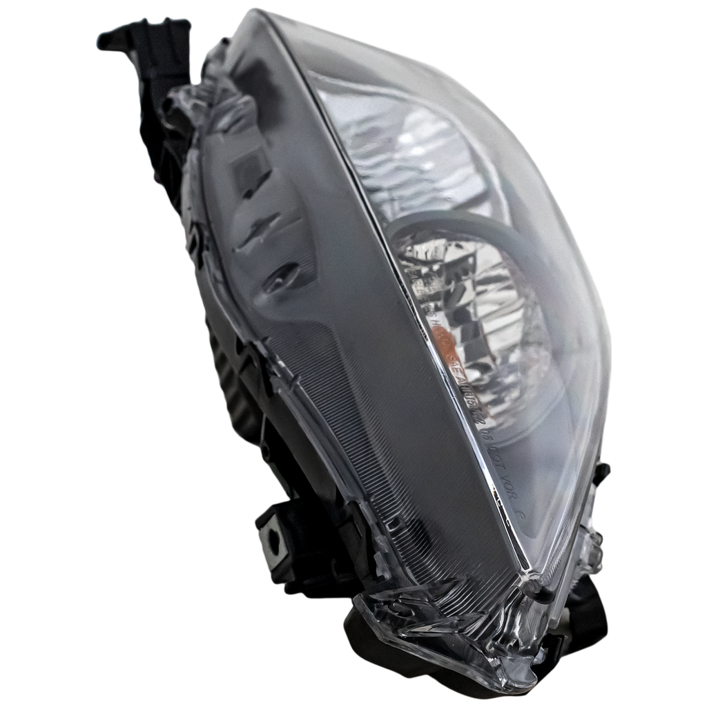 FIT 09-14 HEAD LAMP RH, Assembly, Halogen, Dark Gray Interior, Base/DX/LX Models - CAPA