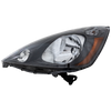 FIT 09-14 HEAD LAMP LH, Assembly, Halogen, Dark Gray Interior, Base/DX/LX Models - CAPA