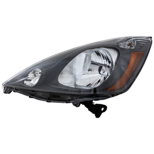 FIT 09-14 HEAD LAMP LH, Assembly, Halogen, Dark Gray Interior, Base/DX/LX Models - CAPA