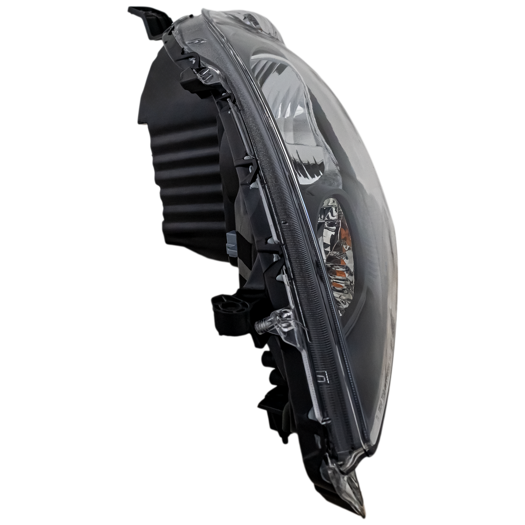 FIT 09-14 HEAD LAMP LH, Assembly, Halogen, Dark Gray Interior, Base/DX/LX Models - CAPA