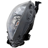 FIT 09-14 HEAD LAMP LH, Assembly, Halogen, Dark Gray Interior, Base/DX/LX Models - CAPA