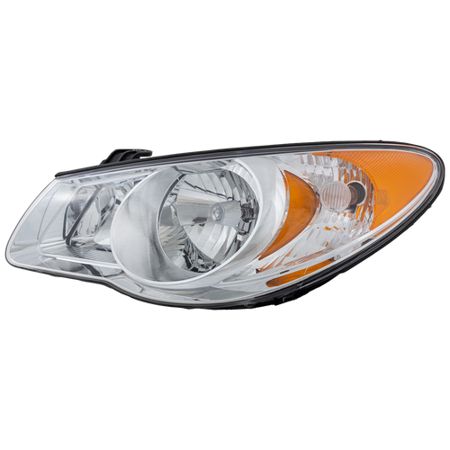 ELANTRA 10-10 HEAD LAMP LH, Assembly, Halogen, Sedan