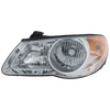 ELANTRA 10-10 HEAD LAMP LH, Assembly, Halogen, Sedan