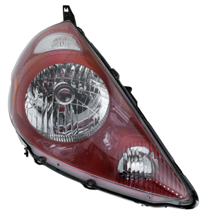 FIT 07-08 HEAD LAMP RH, Lens and Housing, Milano Red Interior, Code R81 - CAPA