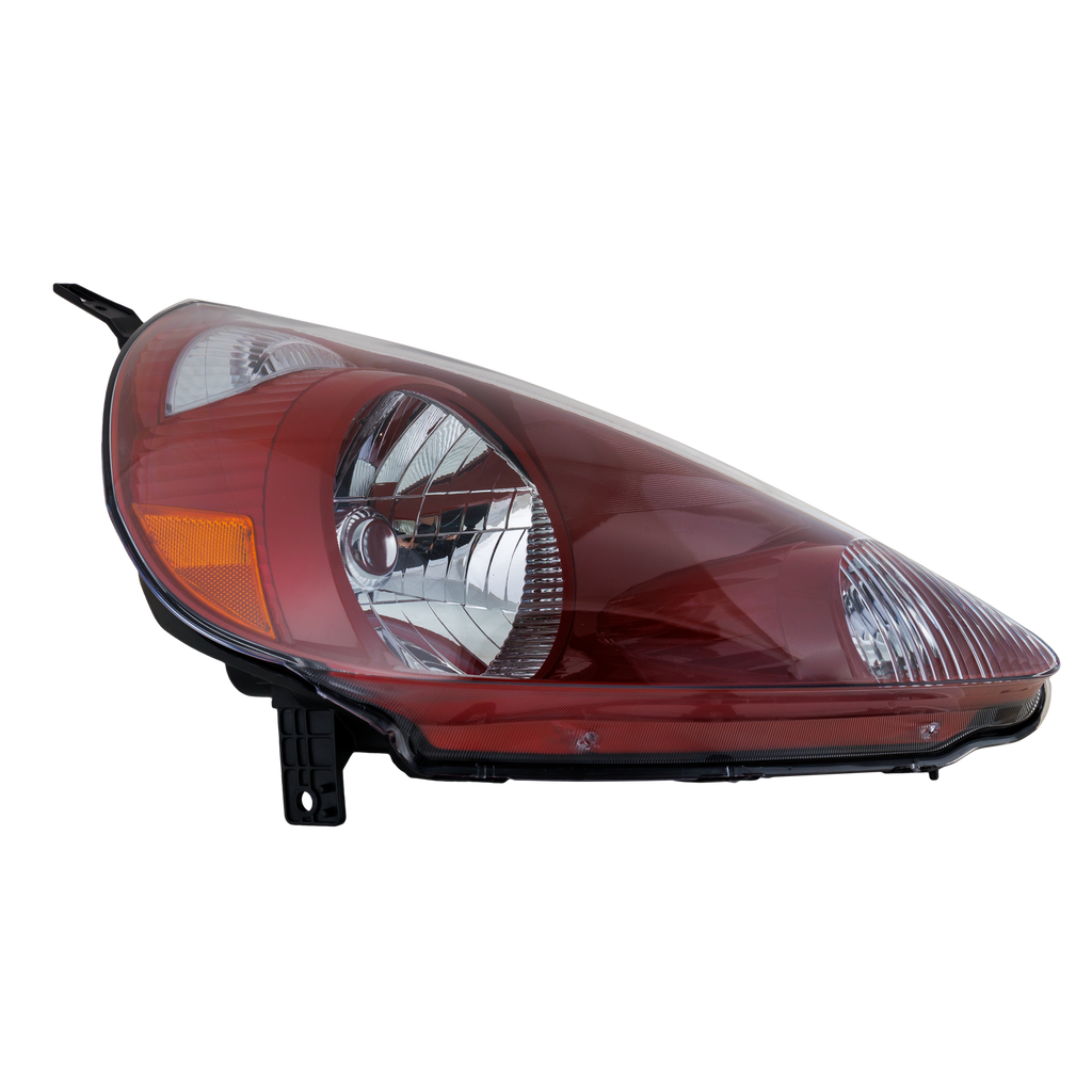 FIT 07-08 HEAD LAMP RH, Lens and Housing, Milano Red Interior, Code R81 - CAPA