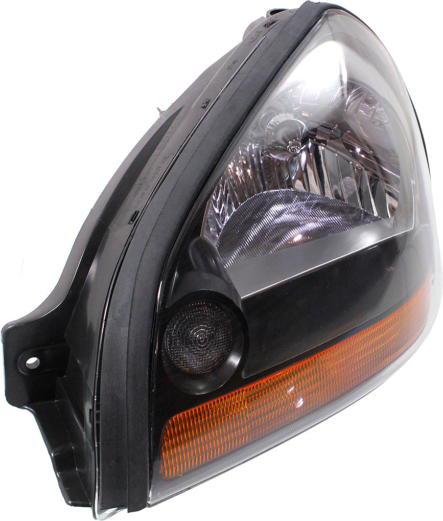TUCSON 05-09 HEAD LAMP LH, Assembly, Halogen, w/ Amber Turn Signal Light