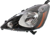 FIT 12-14 HEAD LAMP LH, Assembly, Halogen, Sport Model - CAPA
