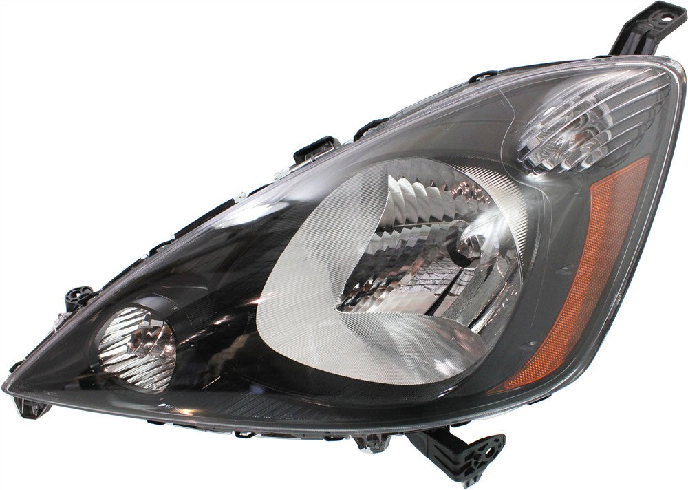 FIT 12-14 HEAD LAMP LH, Assembly, Halogen, Sport Model - CAPA