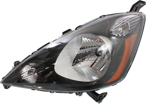 FIT 12-14 HEAD LAMP LH, Assembly, Halogen, Sport Model - CAPA