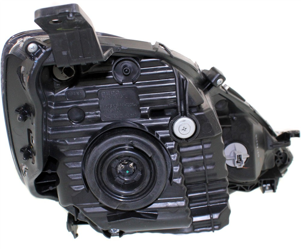 FIT 12-14 HEAD LAMP LH, Assembly, Halogen, Sport Model - CAPA