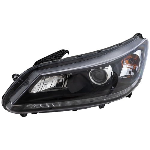 ACCORD 13-15 HEAD LAMP LH, Assembly, Halogen, 4 Cyl, EX/EX-L/LX/Sport Models, Sedan - CAPA