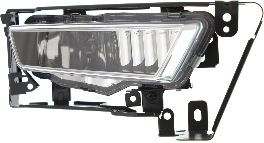 ACCORD 13-15 FRONT FOG LAMP RH, Assembly, w/ Chrome Bezel Border, (Exc. Hybrid Model), Sedan - CAPA