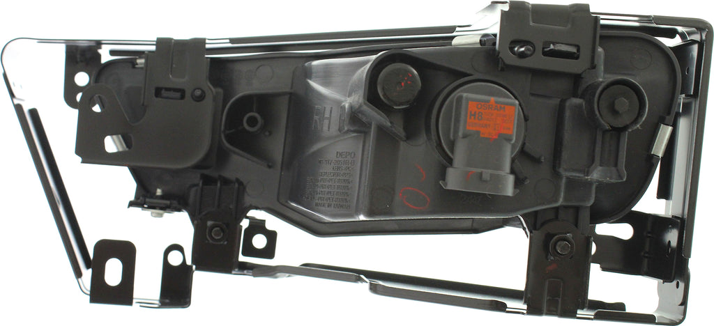ACCORD 13-15 FRONT FOG LAMP RH, Assembly, w/ Chrome Bezel Border, (Exc. Hybrid Model), Sedan - CAPA