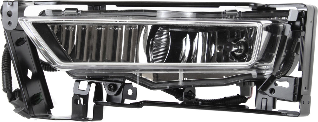 ACCORD 13-15 FRONT FOG LAMP LH, Assembly, w/ Chrome Bezel Border, (Exc. Hybrid Model), Sedan - CAPA