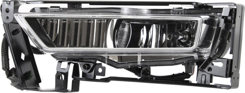 ACCORD 13-15 FRONT FOG LAMP LH, Assembly, w/ Chrome Bezel Border, (Exc. Hybrid Model), Sedan - CAPA